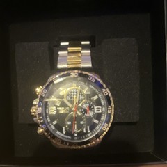 Bulova Marine Star Men’s Quartz Chronograph 45mm Black Dial Blue Bezel Date