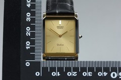 [Exc+5] SEIKO Dolce 7730-5020 25mm Gold Dial Quartz Men’s Vintage Watch JAPAN
