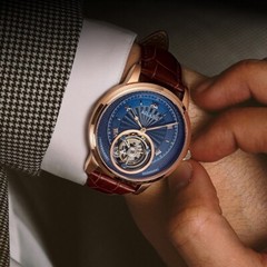 AILANG Sapphire Crystal Hollow Out Waterproof Tourbillon Manual Mechanical Watch