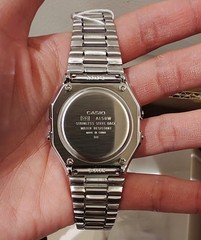 Casio A158WA-1D Vintage Series Digital Stainless Steel Quartz Unisex Watch
