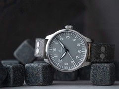 Augsburg Grau 39 Automatic / Leather Strap Gray Dial Wristwatch 862161