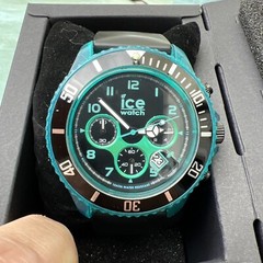 Ice Watch Ice Chrono Electrik Men’s Watch Green , New Battery VGC