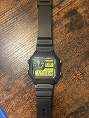 Custom Casio Royale Fallout Pip-Boy Mod Watch AE1200