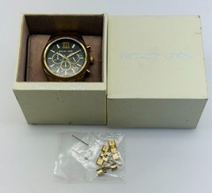 MICHAEL KORS MK8286 Lexington Chronograph Black Dial Gold-Tone Watch
