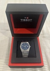 Tissot PRX Powermatic 80 Automatic Blue Dial Date Steel Bracelet Box
