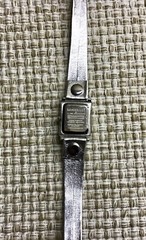 La Mer Collections Wanderlust Silver Tone Watch with Silver Triple Wrap Strap