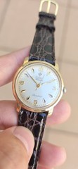 Vintage ZODIAC HERMETIC Standard Cal 60 Ref 764 Men’s 32mm Gold Plated Watch