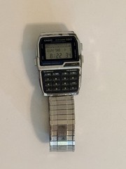 Casio Data Bank 150 Calculator Watch Vintage Estate Preowned