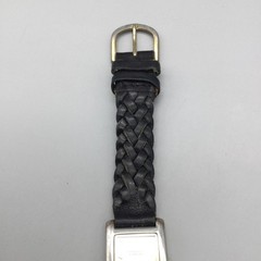 Embassy by Gruen Watch Womens 21mm Silver Tone Braided Leather New Battery