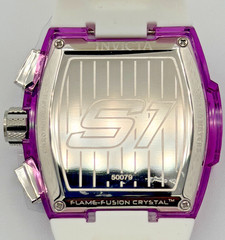 Invicta S1 Rally Kinesia Anatomic 47mm Men’s Watch Purple White Strap 50079 New