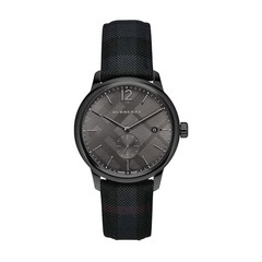 Burberry The Classic BU10010 40mm Black Dial Horseferry Stone Check Swiss Watch
