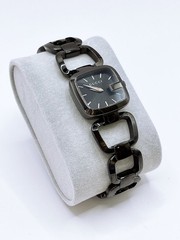 GUCCI 125.5 G Collection Women’s Quartz Watch Black Dial Stainless Steel