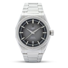 Viqueria Prometeo Guilloché Automatic Steel Grey Black Date Men’s Watch