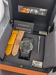 2021 Panerai Luminor 44mm Base Logo Watch – PAM01086 Extra Straps w/Warranty
