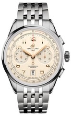 2026 Breitling Premier B01 Cream Dial Stainless Steel Men’s Watch AB0145211G1A1