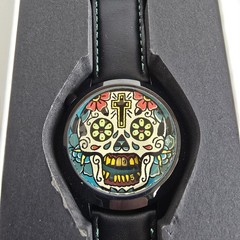MR. JONES WATCHES THE LAST LAUGH XL TATTOO AUTO “RARE” MUST SEE UNIQUE WATCH
