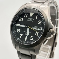 CITIZENPromasterLand PMD56-2952 Eco-Drive RadioControlledTitanium WatchExcellent
