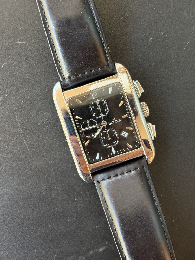 Bulova Tank Chronograph Vintage Sport NOS
