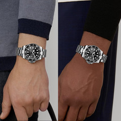 LN LENQIN Mens Watches Stainless Steel Waterproof Analog Quartz Watch for Men wi