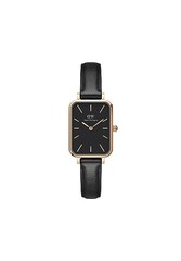 Daniel Wellington DW Women’s Quadro 20x26mm Pressed Sheffield RG Black Watch Squ