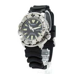 SEIKO Black Monster 7S26-0350 200M Day/Date 42mm Automatic Men’s From JAPAN Z452