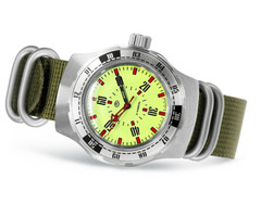 Vostok Amphibia 16032V Watch Automatic Pripyat Chernobyl USA Seller