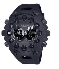 Casio G-Shock GA-V01 SERIES Analog & Digital Matte Black Resin Strap GAV01-1A