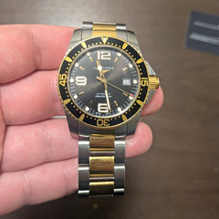 Longines HydroConquest Automatic Two-Tone Black Dial 41mm 300m L3.742.3.56.7
