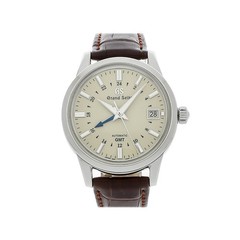 Grand Seiko Elegance Collection GMT Steel Auto 39mm Strap Watch SBGM221
