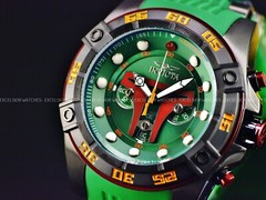 NEW Invicta Men’s 52mm Star Wars BOBA FETT Chronograph Limited Edition SS Watch