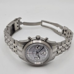 Custom-Built Mecha-Quartz Watch – 38mm Retro Telemetre Chronograph
