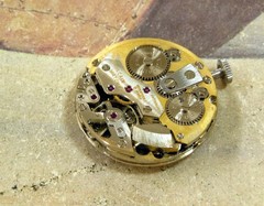 1950’s Vintage VULCAIN Cricket ALARM, Stunning SILVER Dial, Serviced