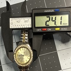 Vintage Embassy by Gruen Women Quartz Watch Two Tone Rhinestone Bezel GEM2511L