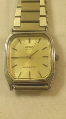 Vintage Acqua Quartz Analog Watch Water-Resistant – Untested Needs Battery
