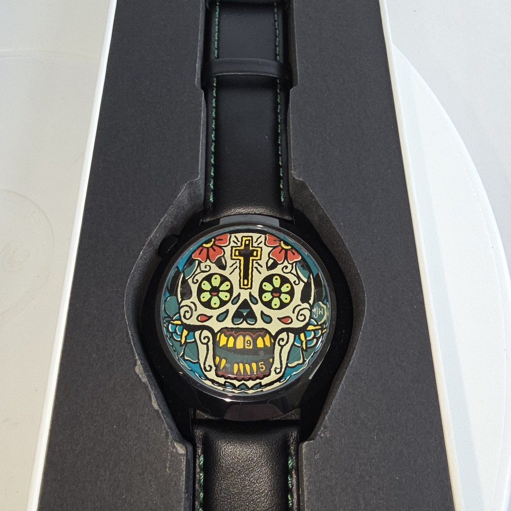 MR. JONES WATCHES THE LAST LAUGH XL TATTOO AUTO “RARE” MUST SEE UNIQUE WATCH