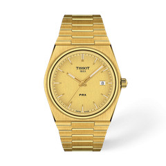 Tissot PRX 40mm Men’s Quartz Champagne Dial Stainless Watch T137.410.33.021.00