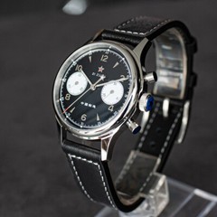 Army Red Star 1963 Seagull Movement Mechanical Chronograph Sapphire Watch 5 ATM