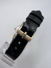 Vintage Rare Thin Omega Deville Gold Plated Guilloché Dial Men’s Watch With Box