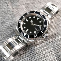 20ATM 40mm Tandorio black dial NH35A Automatic mens diving Watch sapphire glass