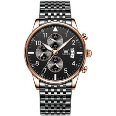OLEVS 2869 Fashion Wrist Casual Quartz Luminous Multifunctional Business Watch