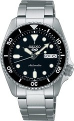 Seiko 5 Sports SBSA225 Automatic Black Dial Mechanical Diver Watch Men Japan