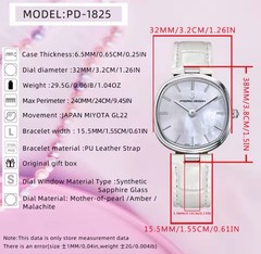 Pagani Design PD-1825 White Leather Quartz Women’s Watch