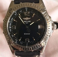 Breitling Wings Automatic A10050 Black Dial Men’s Watch