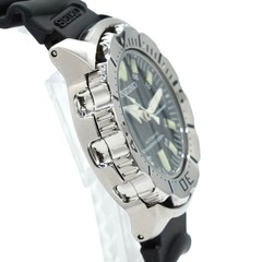 SEIKO Black Monster 7S26-0350 200M Day/Date 42mm Automatic Men’s From JAPAN Z452