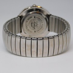 L.A. GEAR Silver Tone Quartz Analog Women’s Watch Sz. 5 1/2″ New Battery