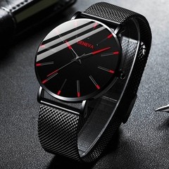 Waterproof Men’s Watch Stainless Steel Quartz Luminous Classic Watches Business