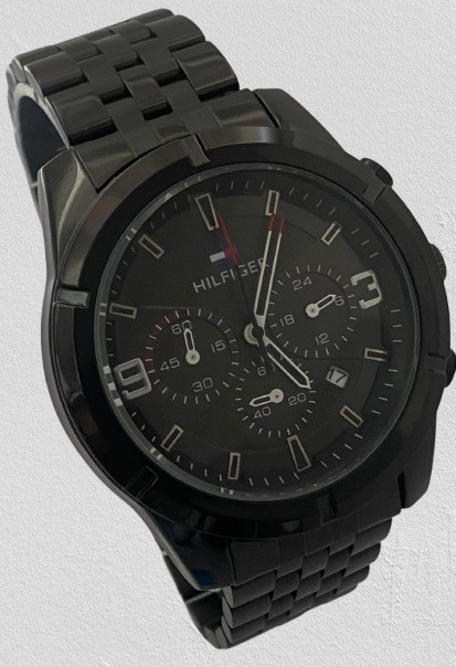 Luxury Tommy Hilfiger Chronograph 4 o’clock Date Display Quartz Men’s Wristwatch