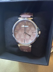 Steve Madden Women’s Dual Colored Dark Brown and Light Brown watch