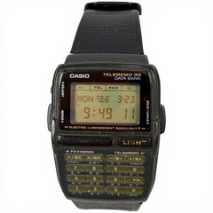 Vtg CASIO Telememo 30 Databank Digital Watch DBC-30 1253 Korea NEW BATTERY