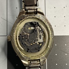Vintage Embassy by Gruen Women Quartz Watch Two Tone Rhinestone Bezel GEM2511L